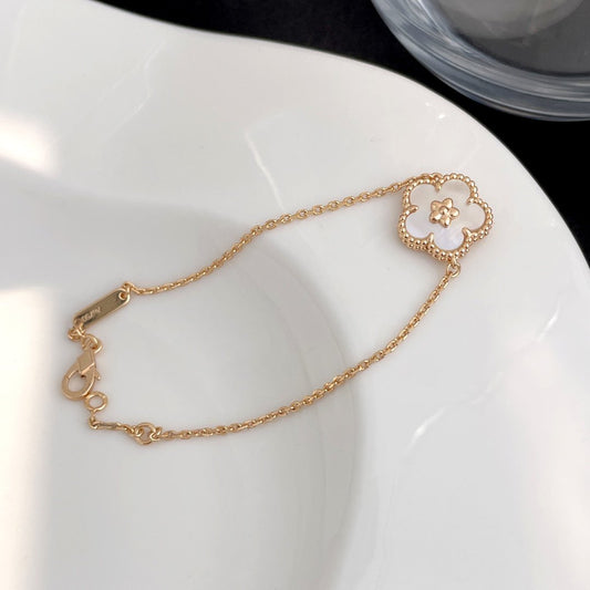 [Ornora Jewelry]LUCKY SPRING ROSE GOLD MOP BRACELET