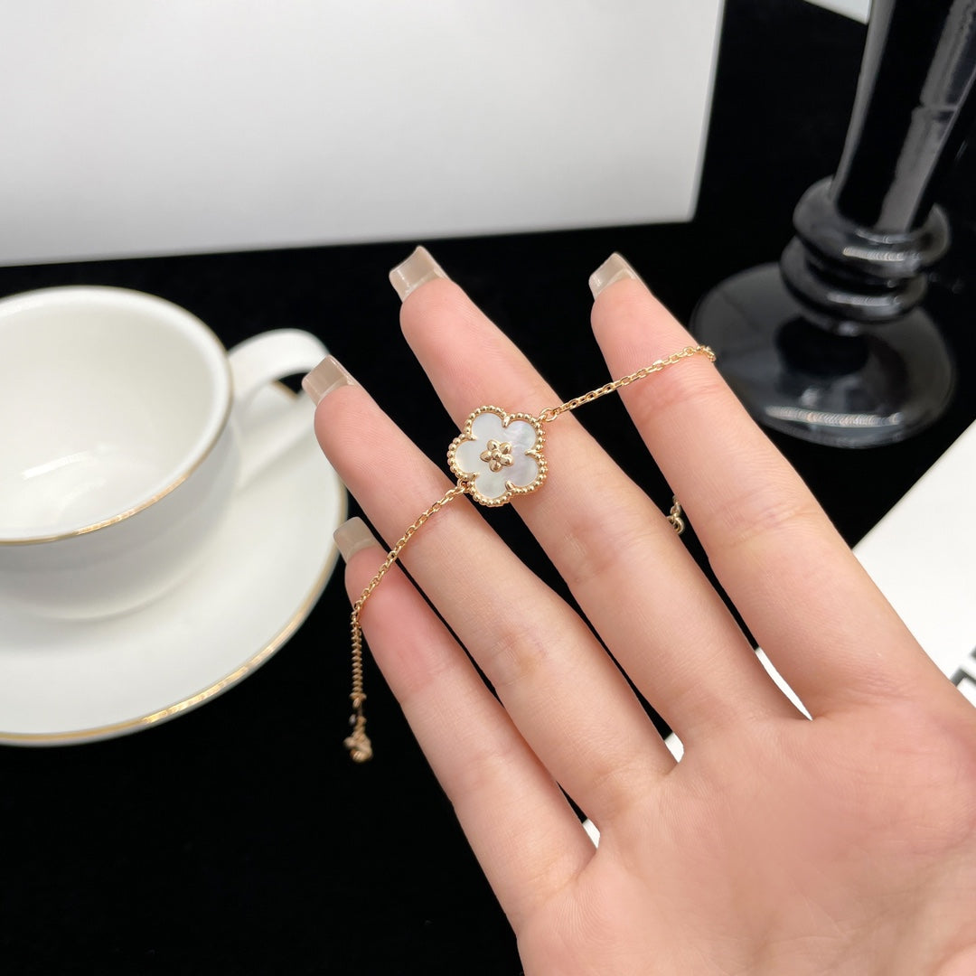 [Ornora Jewelry]LUCKY SPRING ROSE GOLD MOP BRACELET