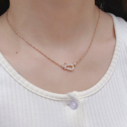 [Ornora Jewelry]FORCE 10 PINK GOLD DIAMOND NECKLACE