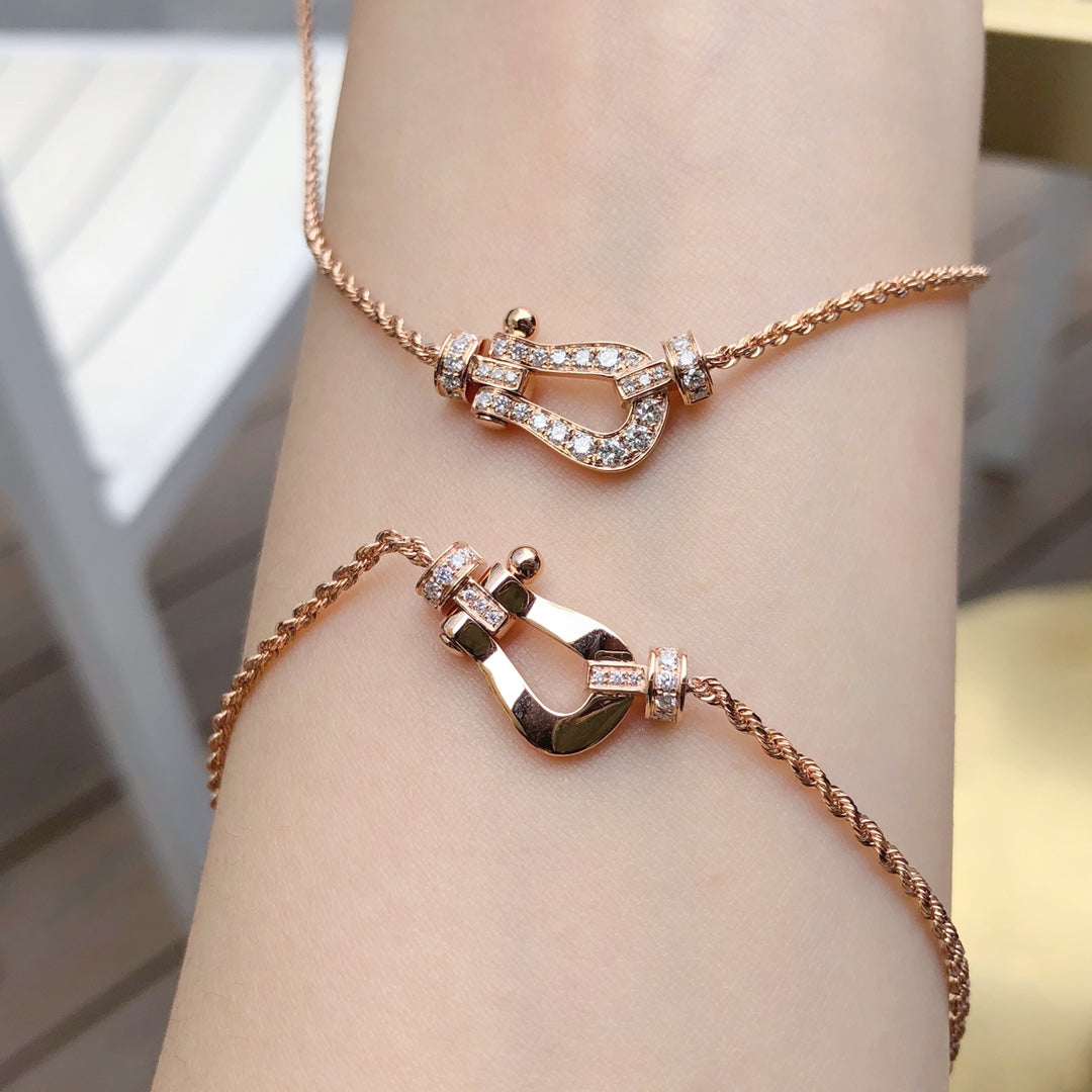 [Ornora Jewelry]FORCE 10 PINK GOLD DIAMOND NECKLACE