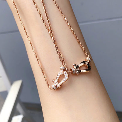 [Ornora Jewelry]FORCE 10 PINK GOLD DIAMOND NECKLACE
