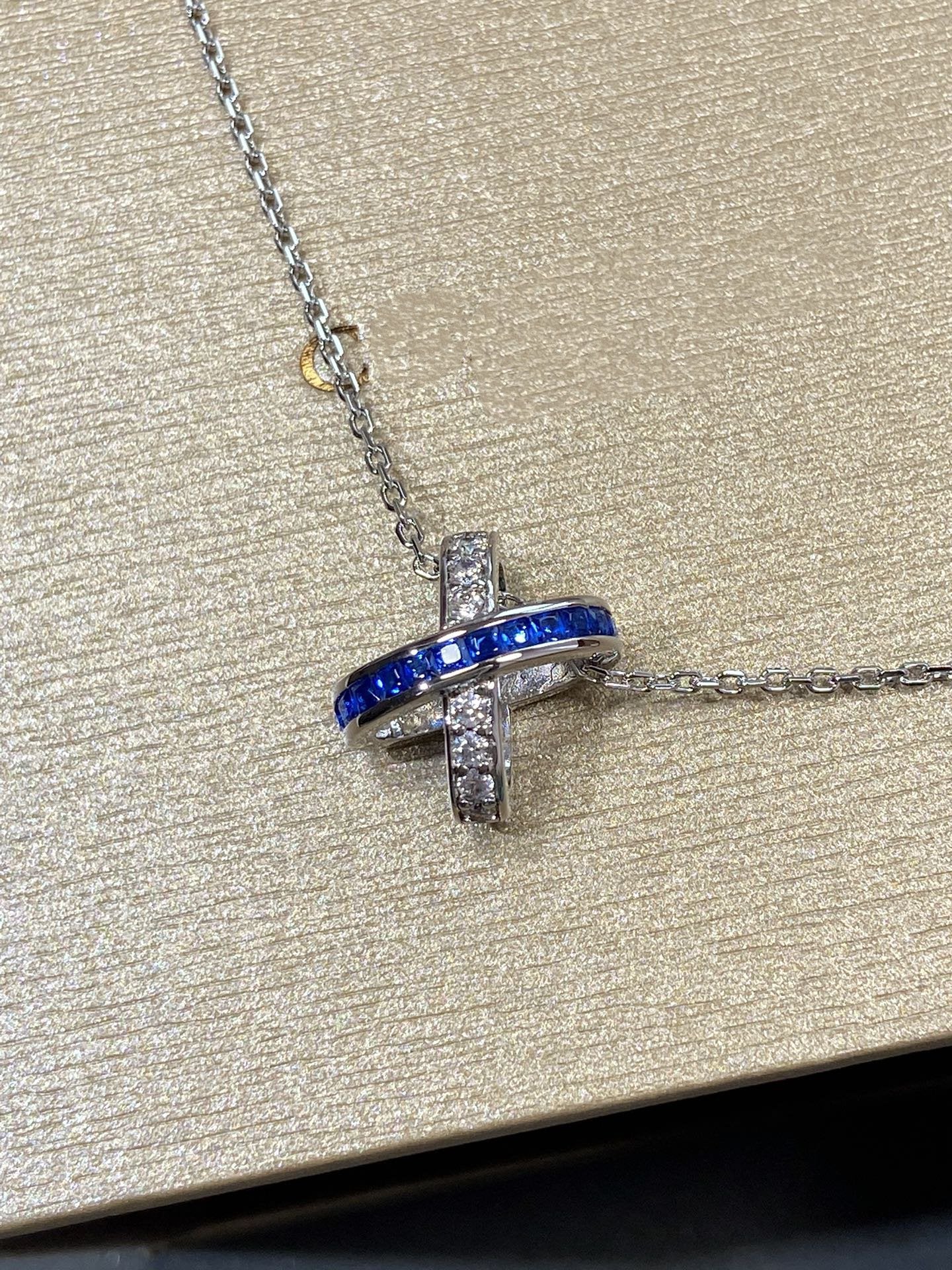 [Ornora Jewelry]LIENS DIAMOND SILVER NECKLACE