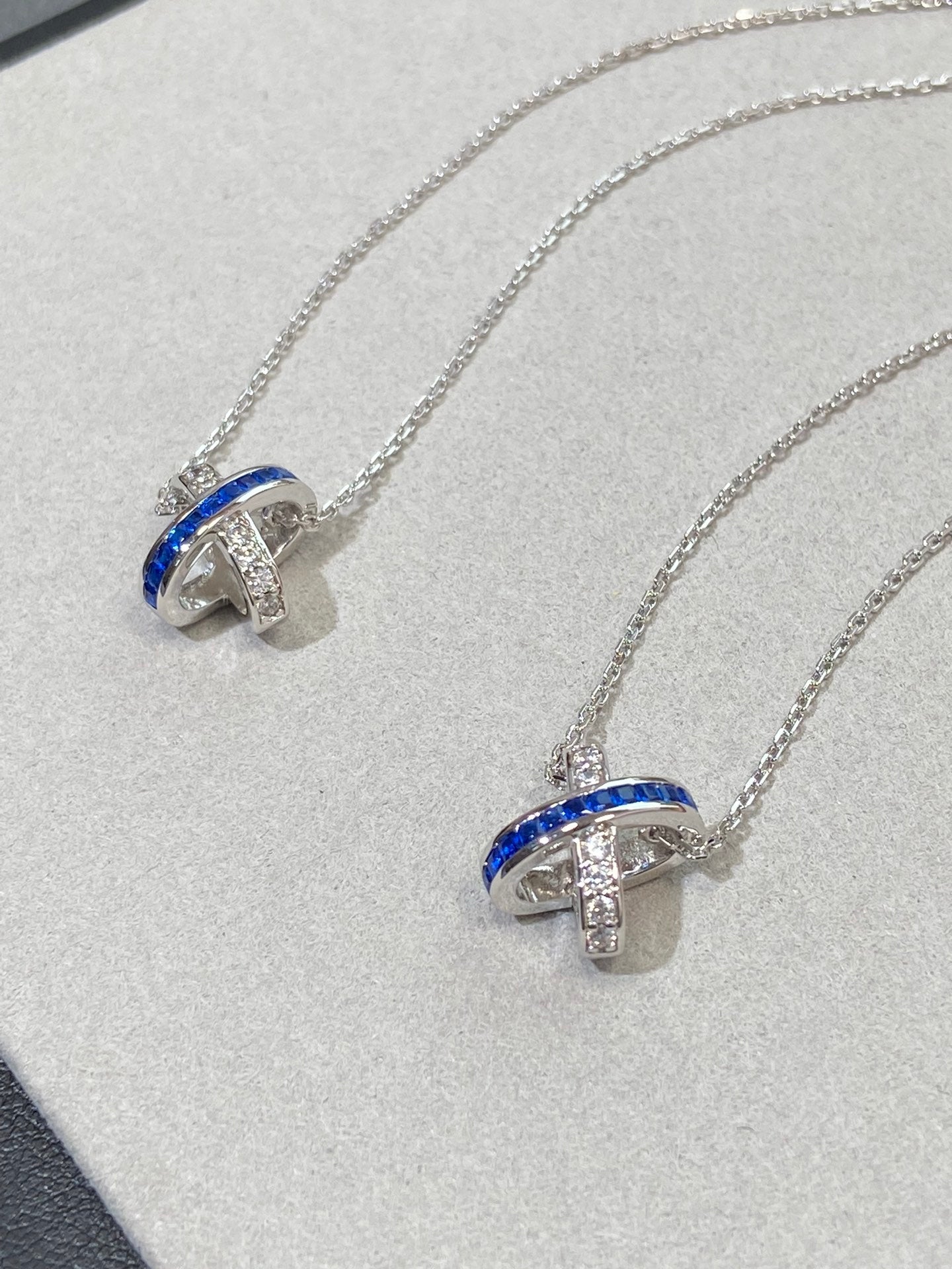 [Ornora Jewelry]LIENS DIAMOND SILVER NECKLACE