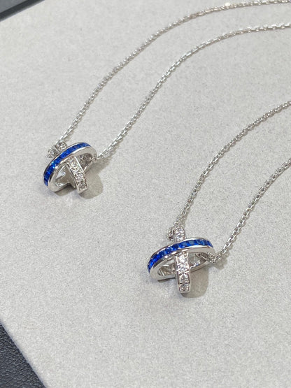 [Ornora Jewelry]LIENS DIAMOND SILVER NECKLACE