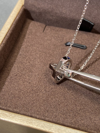 [Ornora Jewelry]LIENS DIAMOND SILVER NECKLACE