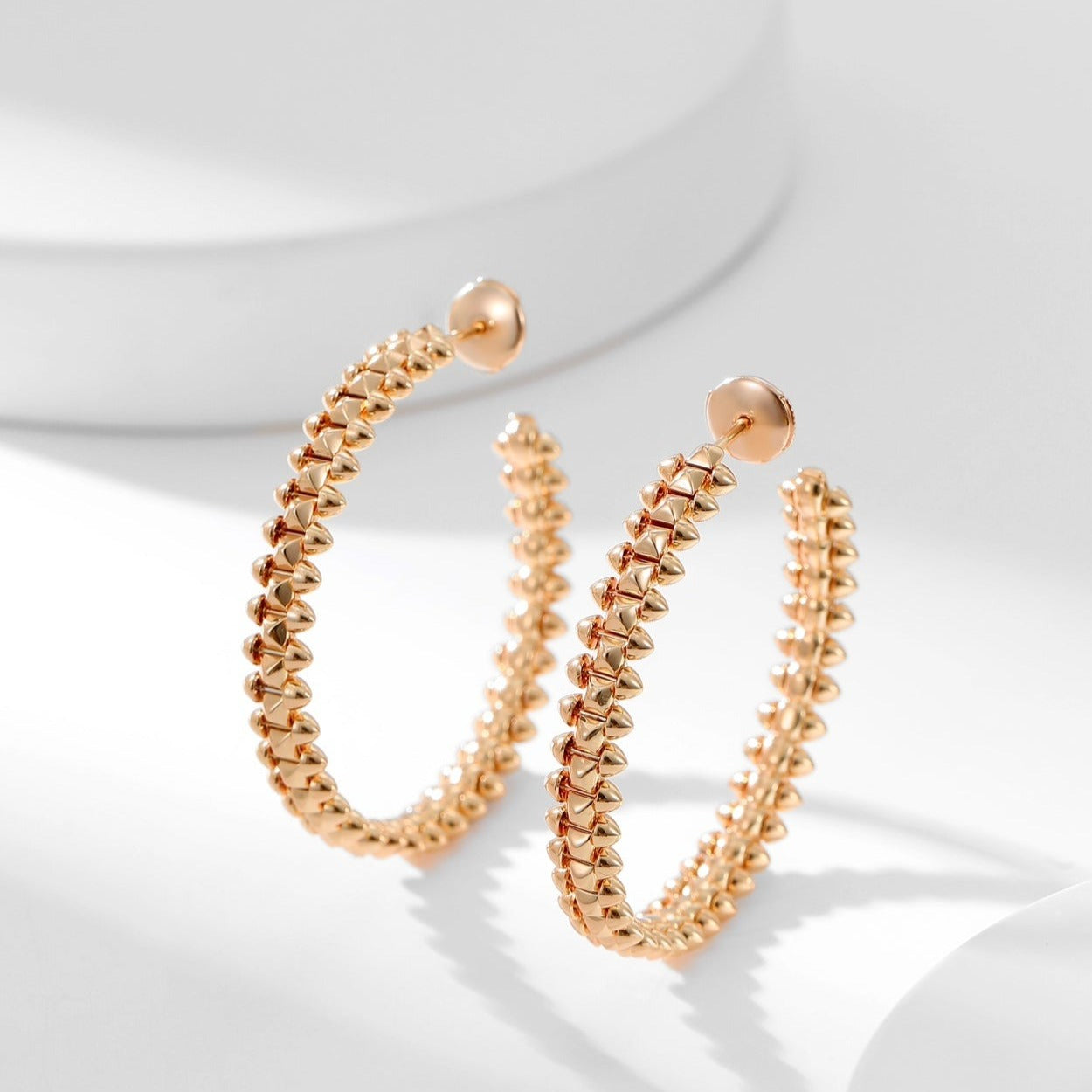 [Ornora Jewelry]CLASH HOOP LARGE EARRINGS
