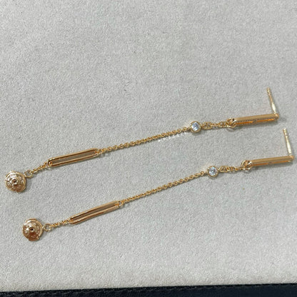 [Ornora Jewelry]CHAINE CHAOS DIAMOND DROP EARRINGS