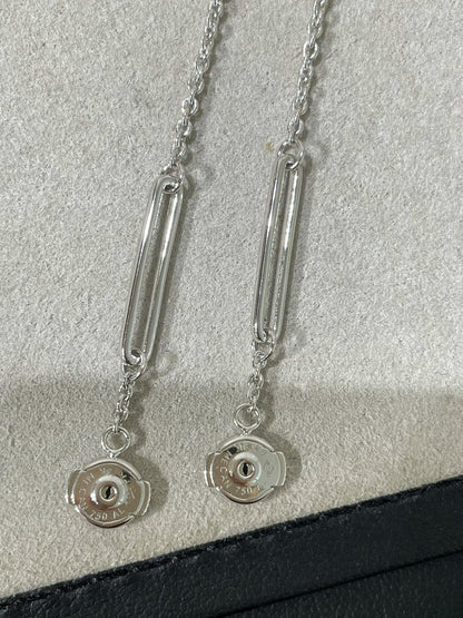 [Ornora Jewelry]CHAINE CHAOS DIAMOND DROP EARRINGS