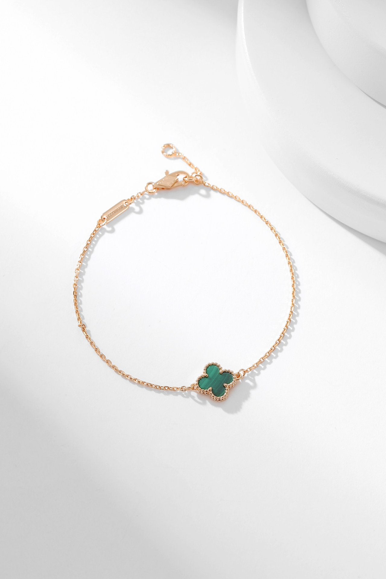 [Ornora Jewelry]CLOVER BRACELET MALACHITE 1 MOTIF