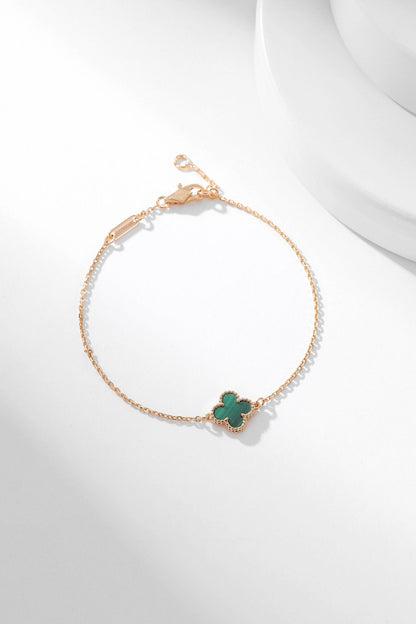 [Ornora Jewelry]CLOVER BRACELET MALACHITE 1 MOTIF