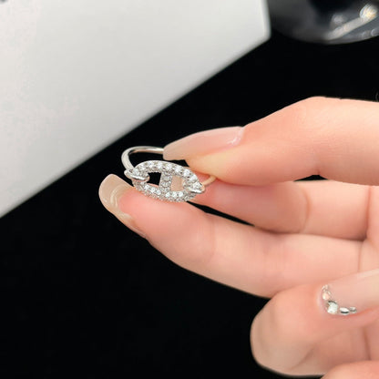 [Ornora Jewelry]RONDE SMALL SILVER DIAMOND RING