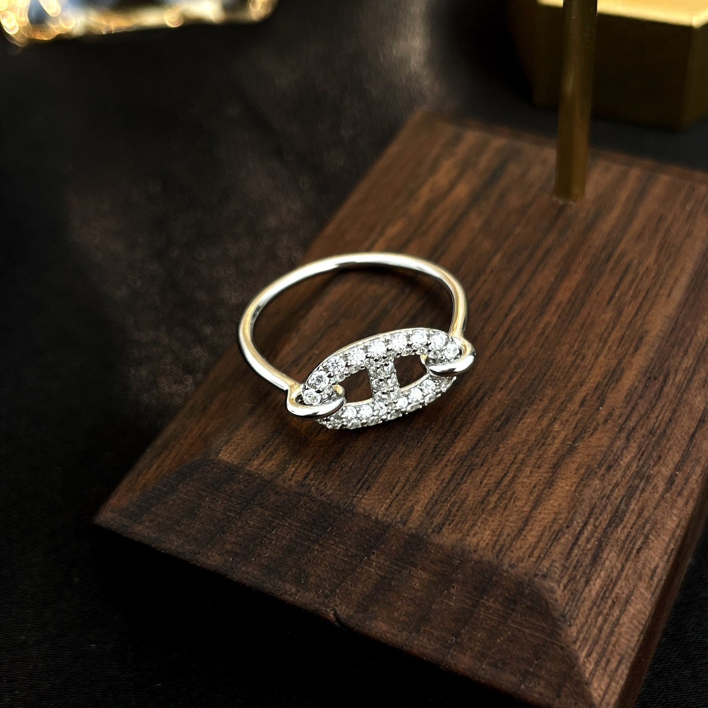 [Ornora Jewelry]RONDE SMALL SILVER DIAMOND RING
