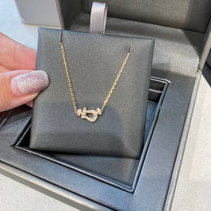 [Ornora Jewelry]FORCE 10 DIAMOND PINK GOLD NECKLACE MINI MODEL
