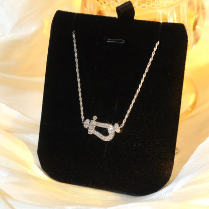 [Ornora Jewelry]FORCE 10 DIAMOND SILVER NECKLACE MINI MODEL