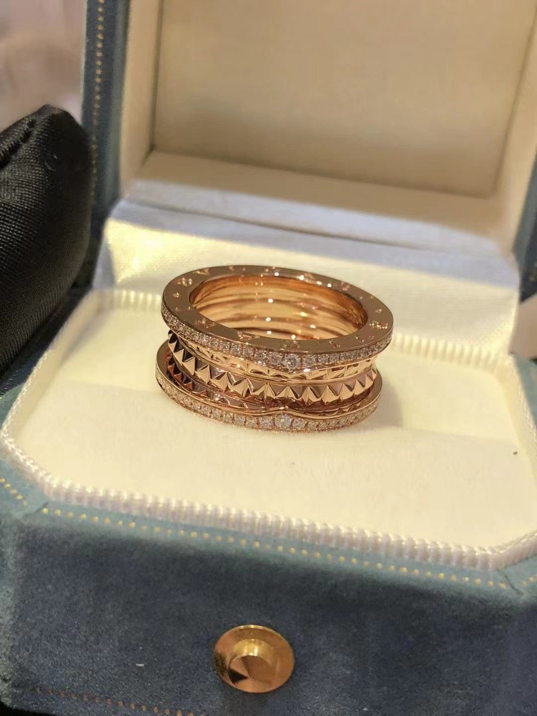 [Ornora Jewelry]ZERO 1 ROCK DIAMOND PINK GOLD