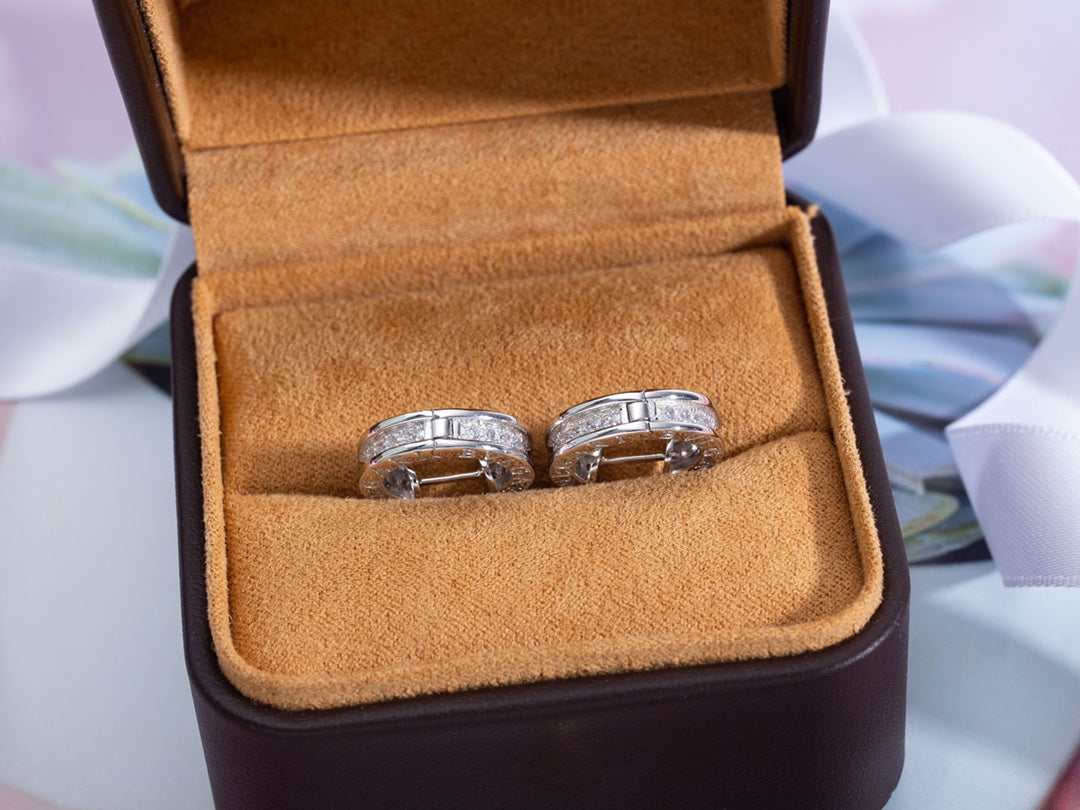 [Ornora Jewelry]ZERO 1 MINI SILVER DIAMOND EARRINGS