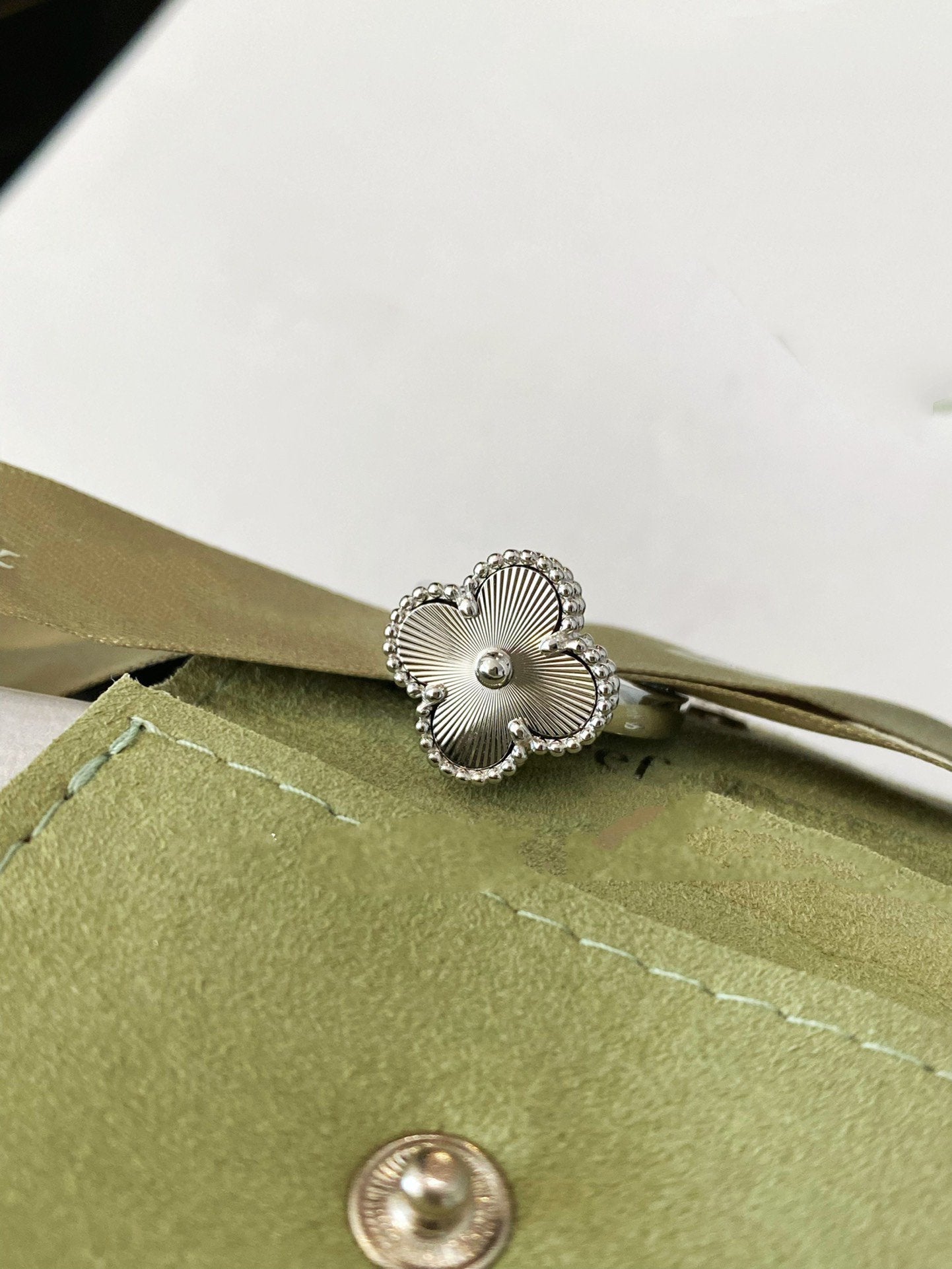 [Ornora Jewelry]CLOVER SILVER RING