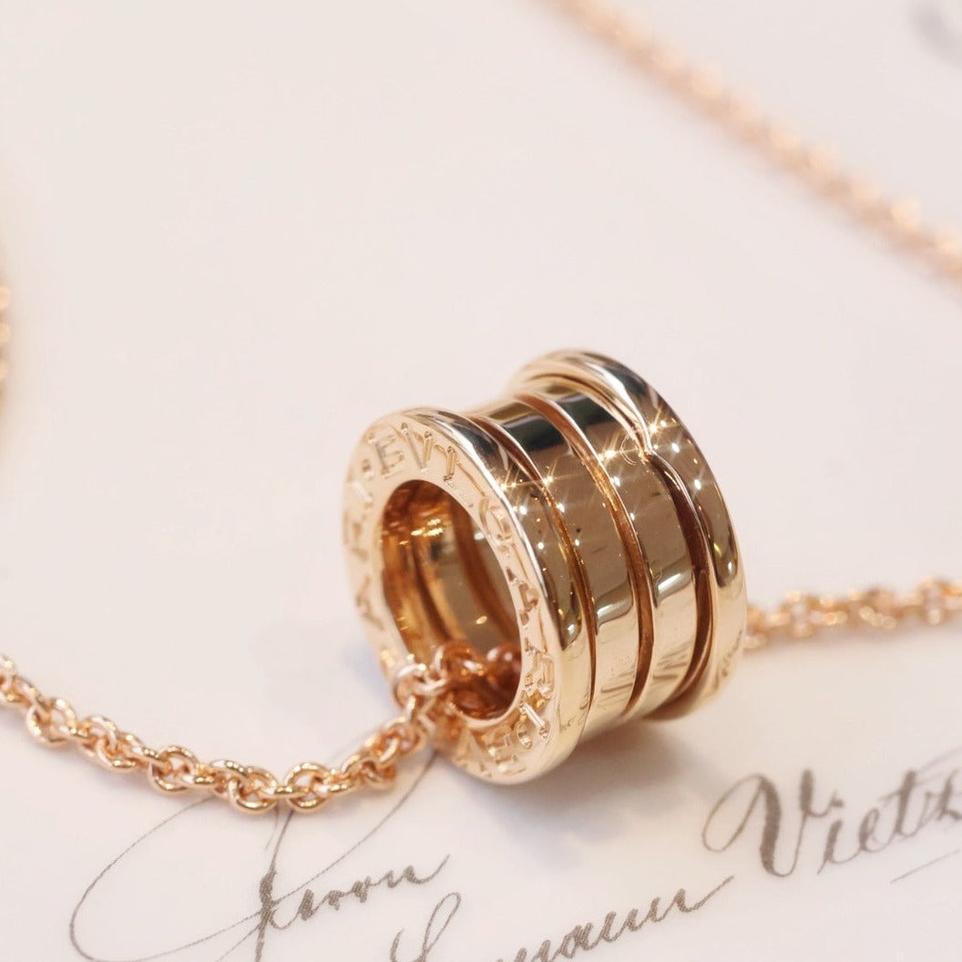 [Ornora Jewelry]ZERO 1 PINK GOLD NECKLACE