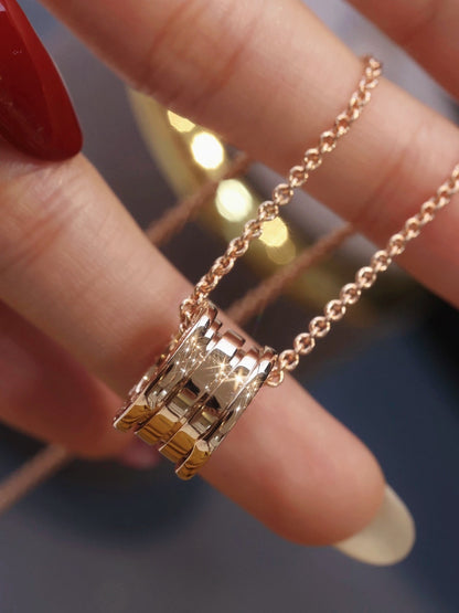[Ornora Jewelry]ZERO 1 PINK GOLD NECKLACE