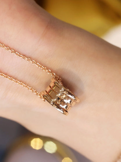 [Ornora Jewelry]ZERO 1 PINK GOLD NECKLACE