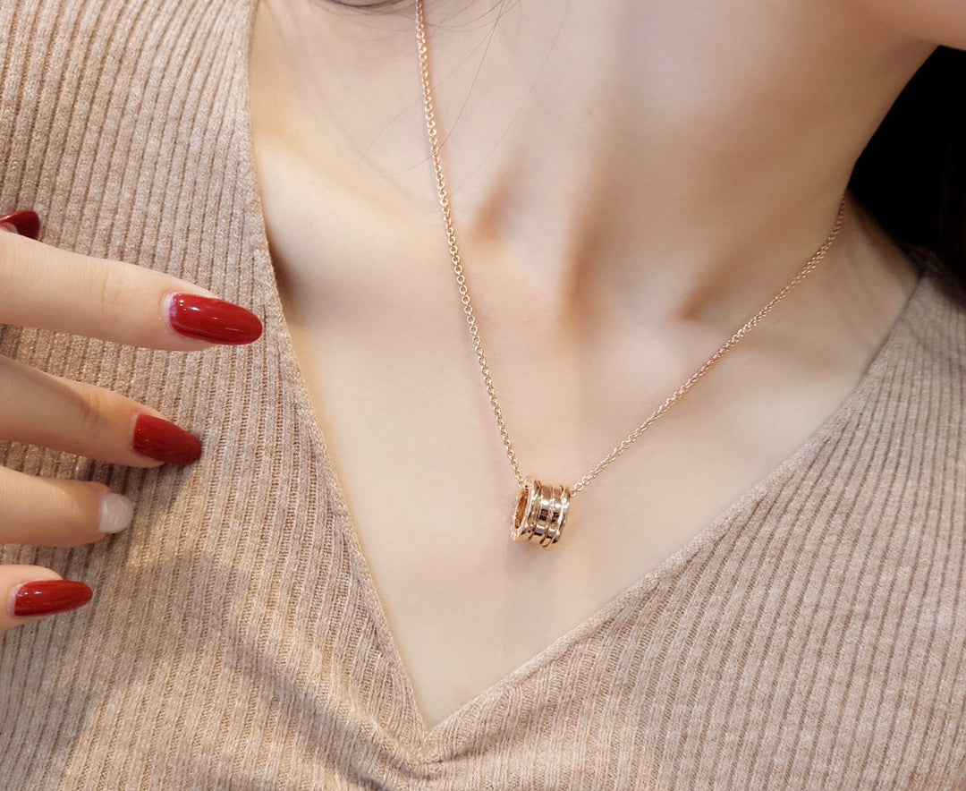 [Ornora Jewelry]ZERO 1 PINK GOLD NECKLACE