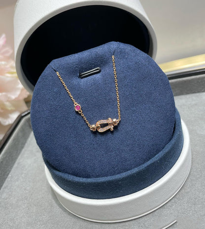 [Ornora Jewelry]FORCE 10 DIAMOND CHAIN LINK PINK GOLD BRACELET