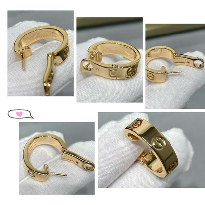 [Ornora Jewelry]LOVE 5.5MM EARRINGS