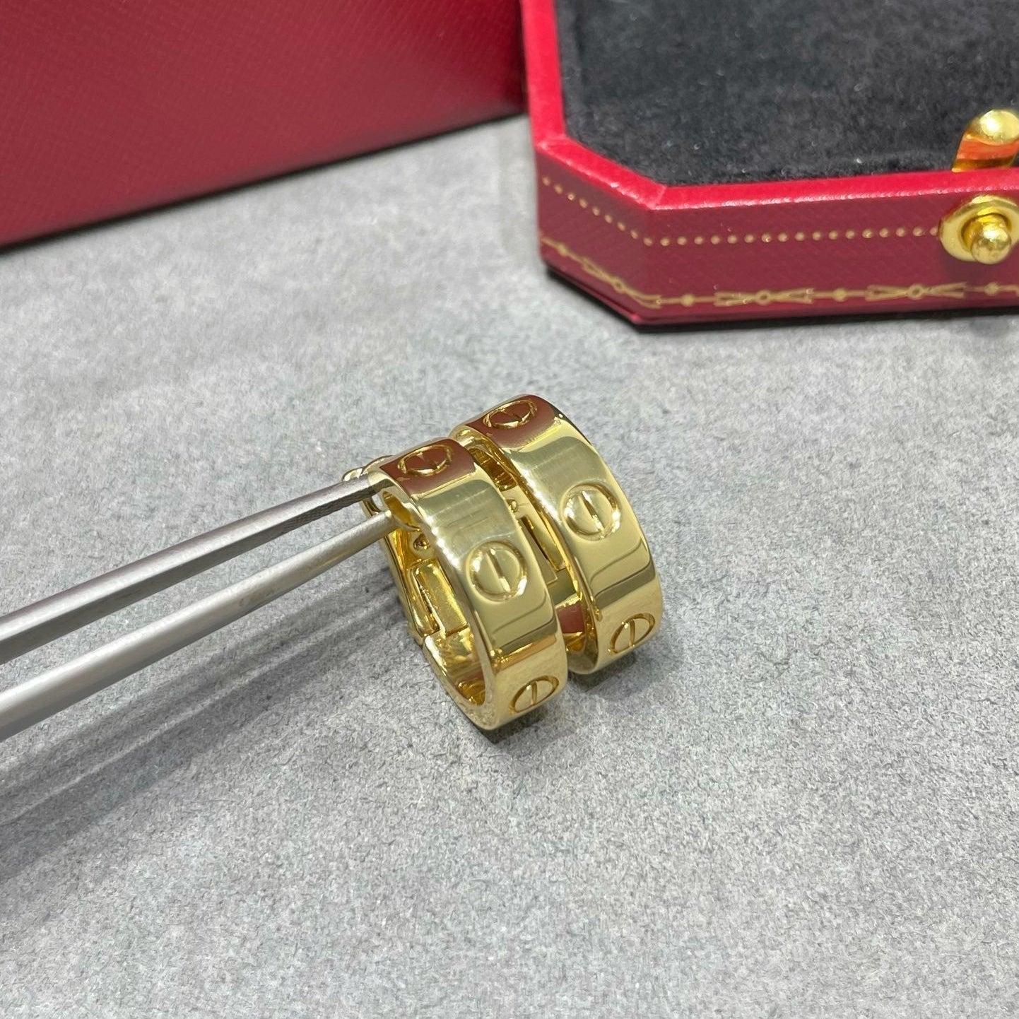 [Ornora Jewelry]LOVE 5.5MM EARRINGS