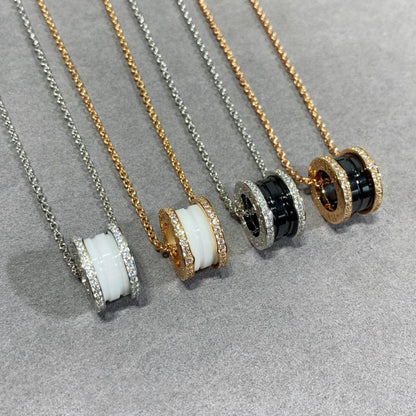 [Ornora Jewelry]ZERO 1 DIAMOND CERAMIC NECKLACE