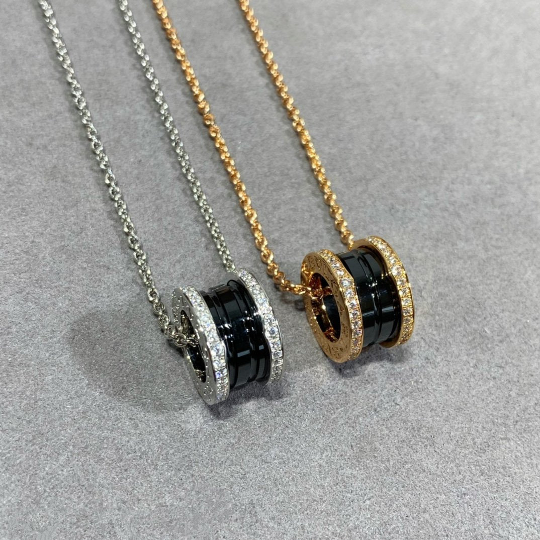 [Ornora Jewelry]ZERO 1 DIAMOND CERAMIC NECKLACE