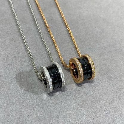 [Ornora Jewelry]ZERO 1 DIAMOND CERAMIC NECKLACE