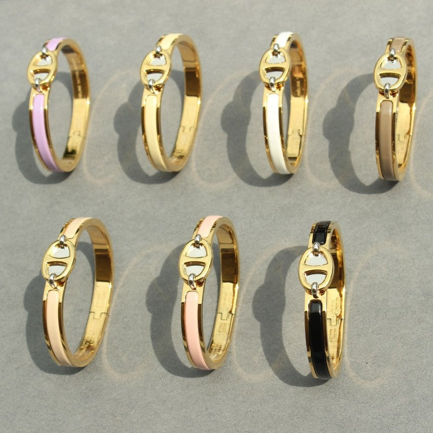 [Ornora Jewelry]CLIC CHAINE GOLD BRACELET
