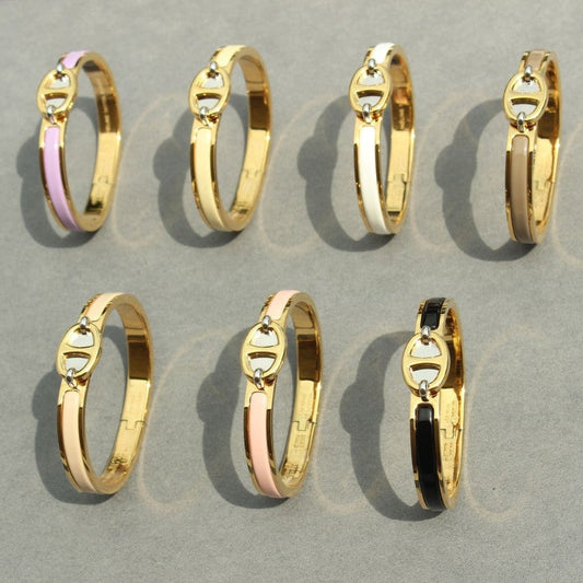 [Ornora Jewelry]CLIC CHAINE GOLD BRACELET