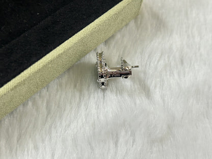 [Ornora Jewelry]CLOVER PIETERSITE MEDIUM STUD EARRINGS