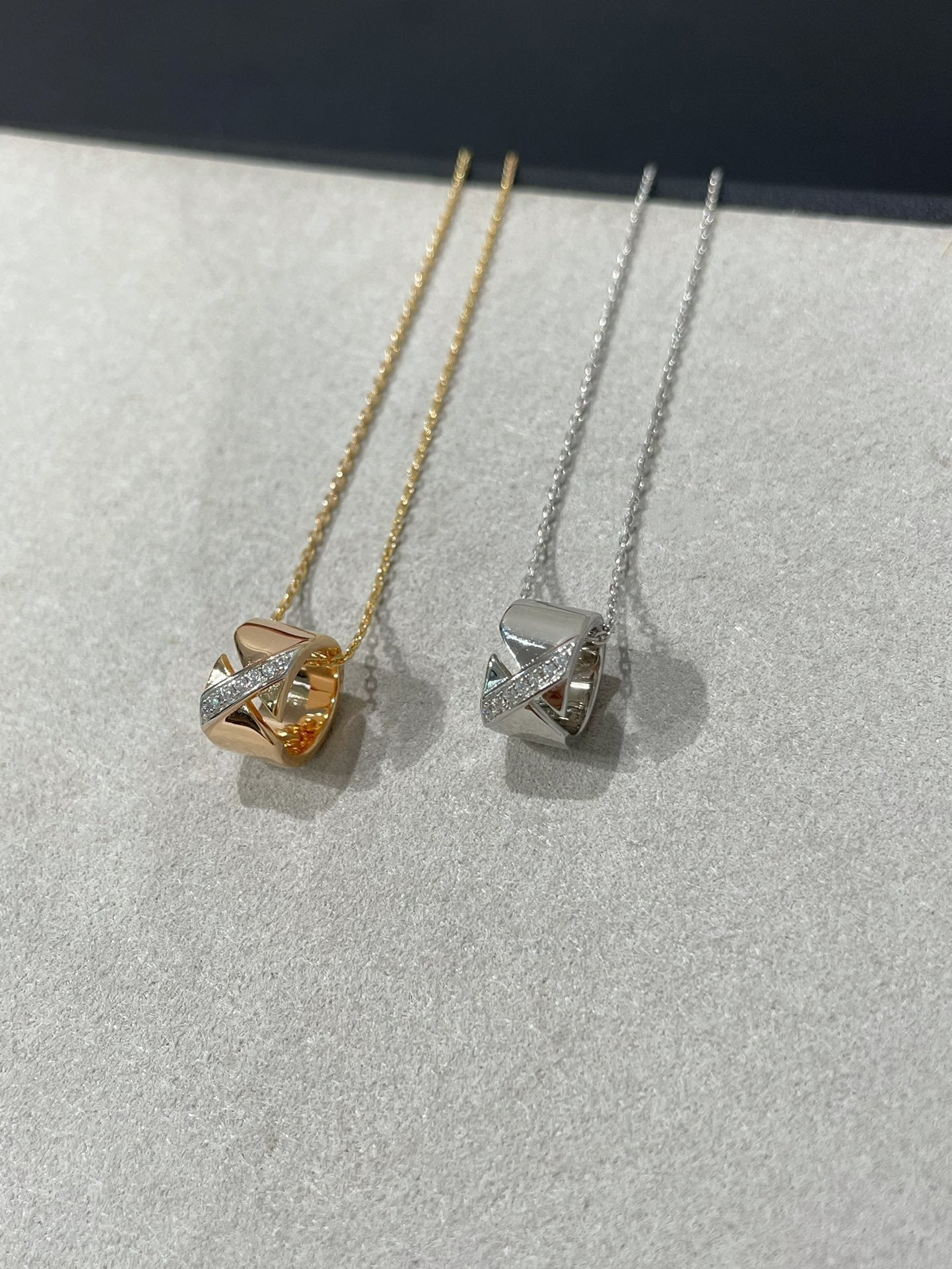 [Ornora Jewelry]LIENS EVIDENCE DIAMOND NECKLACE
