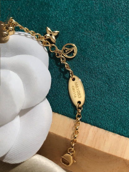 [Ornora Jewelry]BLOOMING PINK GOLD MOP BRACELET