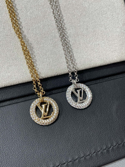 [Ornora Jewelry]BY NIGHT DIAMOND PAVED NECKLACE