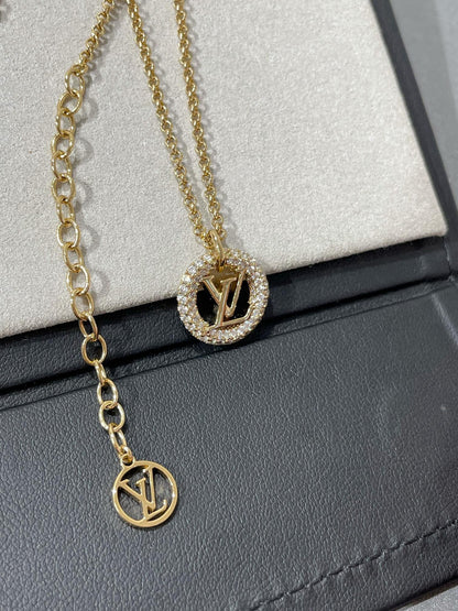 [Ornora Jewelry]BY NIGHT DIAMOND PAVED NECKLACE