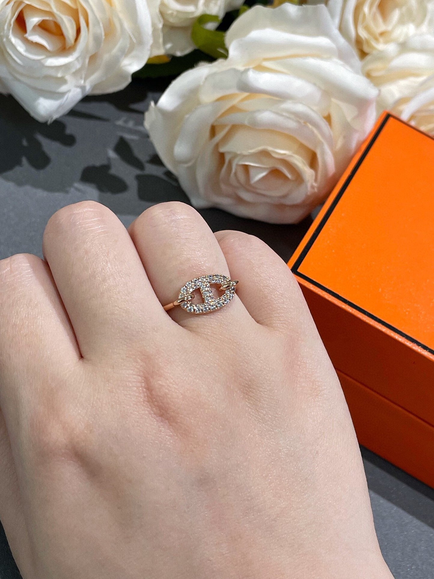 [Ornora Jewelry]RONDE SMALL DIAMOND RING