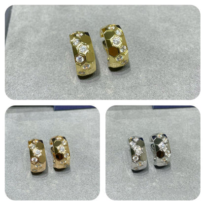 [Ornora Jewelry]BEE LOVE DIAMOND HOOP EARRINGS
