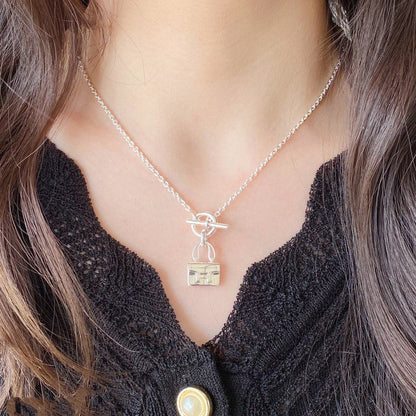 [Ornora Jewelry]CONSTANCE PEDANT SILVER NECKLACE