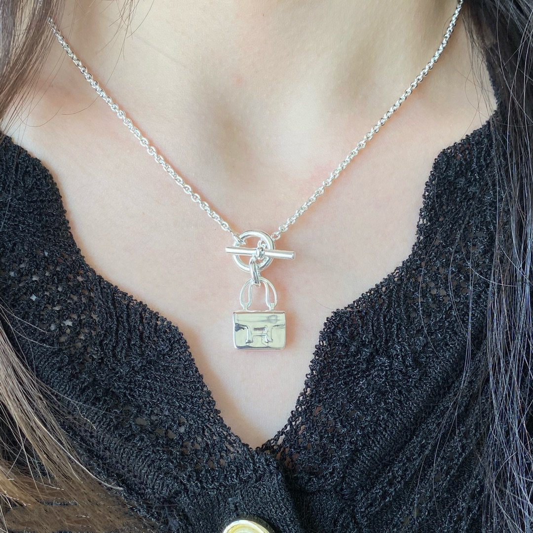 [Ornora Jewelry]CONSTANCE PEDANT SILVER NECKLACE