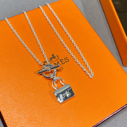 [Ornora Jewelry]CONSTANCE PEDANT SILVER NECKLACE