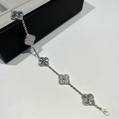 [Ornora Jewelry] CLOVER 5 MOTIF LASER BRACELET COLLECTION