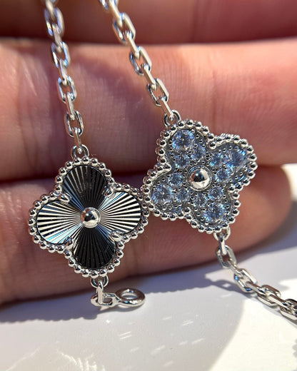 [Ornora Jewelry] CLOVER 5 MOTIF LASER BRACELET COLLECTION