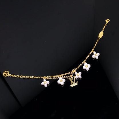[Ornora Jewelry]LOGO 6 MOTIF STAR AND SUN GOLD BRACELET
