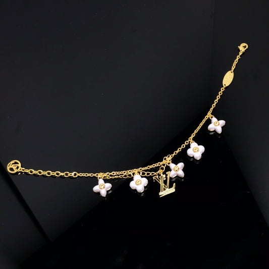 [Ornora Jewelry]LOGO 6 MOTIF STAR AND SUN GOLD BRACELET