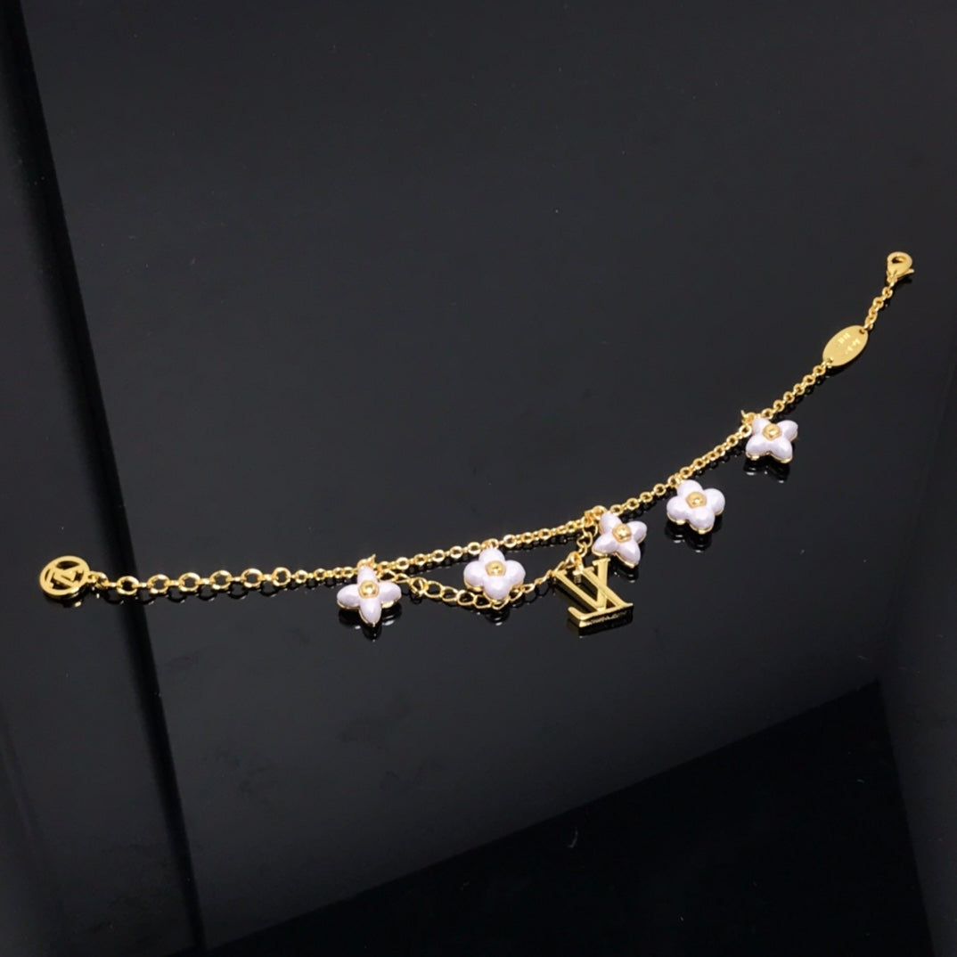 [Ornora Jewelry]LOGO 6 MOTIF STAR AND SUN GOLD BRACELET
