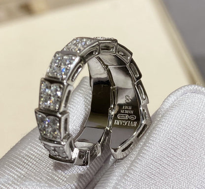 [Ornora Jewelry]SERPENTI RING SILVER DIAMOND PAVED
