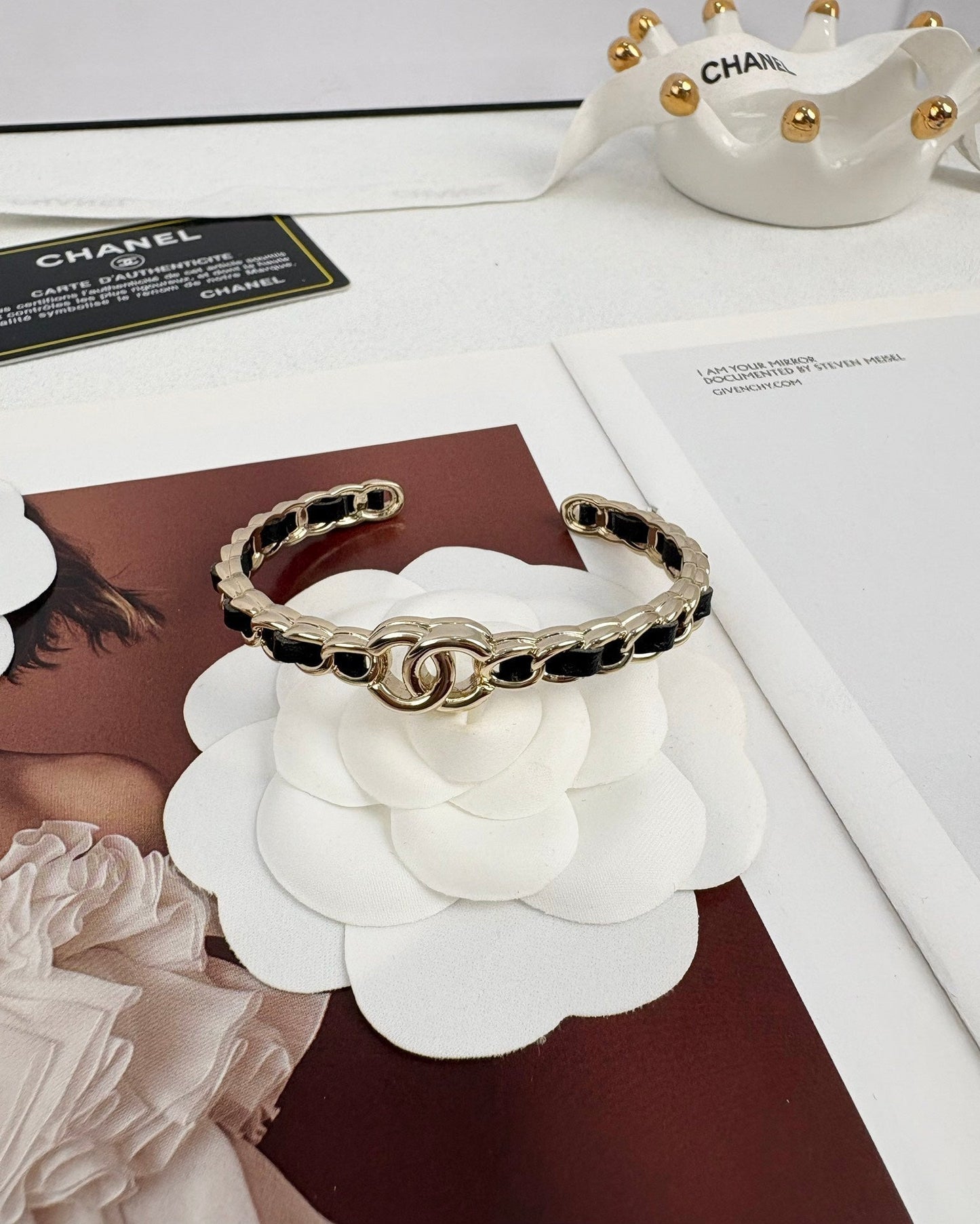 [Ornora Jewelry]Double C Open Bangle